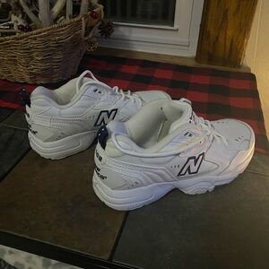 New Balance 608 white athletic shoes size 9